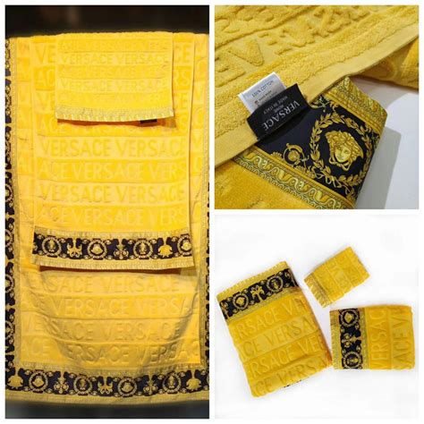 hand versace towels|versace towel sale.